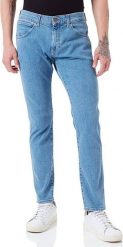 WRANGLER BRYSON MĘSKIE SPODNIE JEANSOWE MID RUN W14XKT30F 112145817. Spodnie materiałowe męskie Wrangler, l, bez wzorów, z jeansu. Za 229.99 zł.