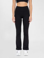 Damskie legginsy z wysokim stanem Hummel. Czarne legginsy damskie Hummel, s, bez wzorów, z materiału. Za 253.95 zł.