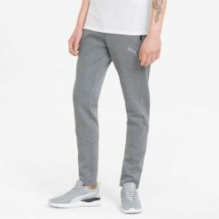 Spodnie męskie Puma EVOSTRIPE. Szare buty sportowe męskie Puma, bez zapięcia, na fitness i siłownię. Za 281.99 zł.