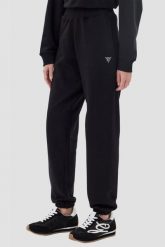 GUESS Czarne damskie spodnie dresowe Primula, Rozmiar L. Czarne spodnie dresowe damskie Guess, l, z aplikacjami, z dresówki. W wyprzedaży za 217.99 zł.