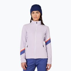 Bluza damska Rossignol Strawpile Fleece Fz. Fioletowe bluzy damskie Rossignol, na zimę, bez wzorów, bez kaptura. Za 289.99 zł.