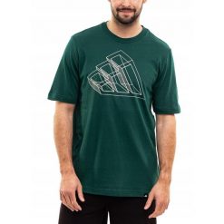 Koszulka Mężczyzna adidas T-shirt Bluzka Sportowa Bawełniana Treningowa r. S. Zielone koszulki sportowe męskie Adidas, m, bez wzorów, z bawełny, bez kołnierzyka, bez ramiączek, na fitness i siłownię. Za 96.00 zł.