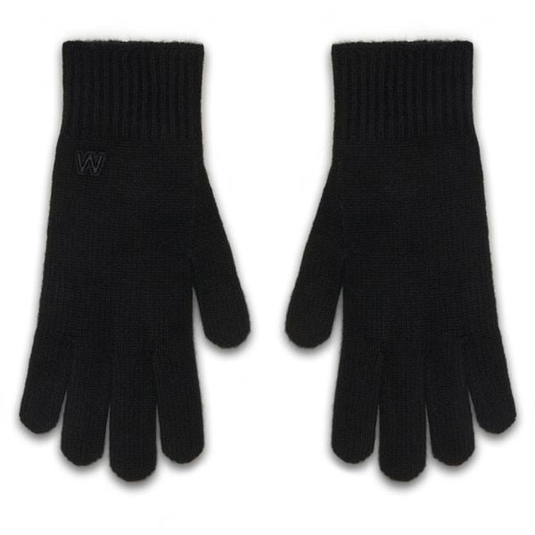 Rękawiczki Weekend Max Mara. Czarne rękawiczki damskie Weekend Max Mara, bez wzorów, z dzianiny. Za 519.99 zł.
