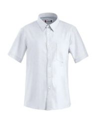 Clique Koszula Cambridge Oxford krótki rękaw 100% bawełna biała – white. Białe koszule męskie CLIQUE, l, bez wzorów, z bawełny, bez kołnierzyka, bez ramiączek. Za 215.89 zł.