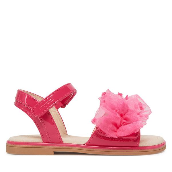 Sandały Mayoral. Czerwone sandały dziewczęce Mayoral, bez zapięcia. Za 199.99 zł.