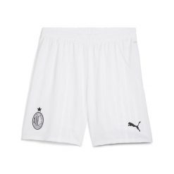 Męskie szorty AC Milan 24/25 PUMA White. Białe krótkie spodenki sportowe męskie Puma, m, bez wzorów, do piłki nożnej. W wyprzedaży za 169.35 zł.