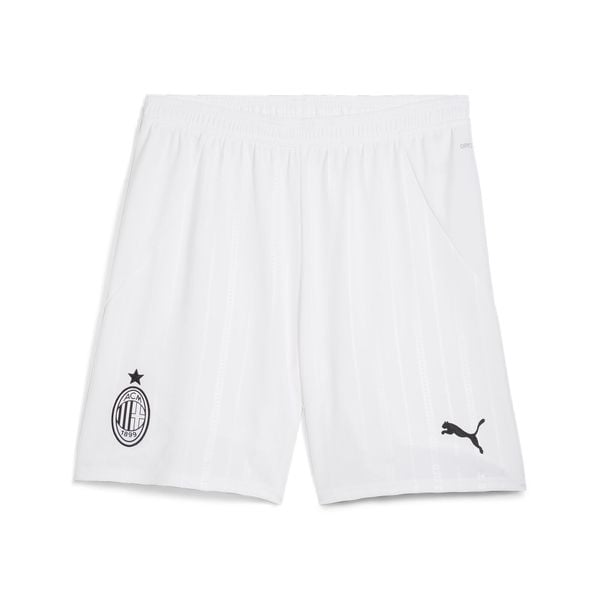Męskie szorty AC Milan 24/25 PUMA White. Białe krótkie spodenki sportowe męskie Puma, m, bez wzorów, do piłki nożnej. W wyprzedaży za 180.35 zł.