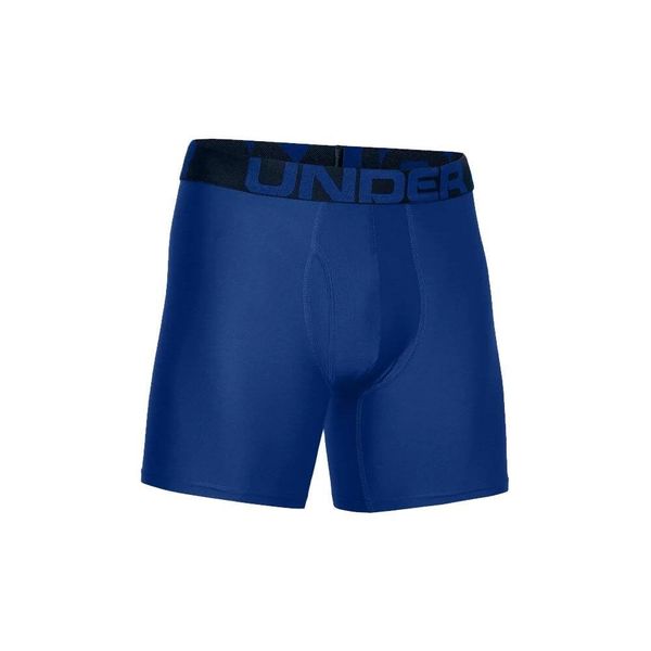 Bokserki męskie Under Armour Tech 6in (2 szt.). Niebieskie bokserki męskie Under Armour, m, bez wzorów. Za 99.99 zł.