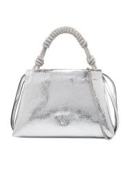 PINKO Torebka Mini Clutch+Manico SP Al 25-26 PLTT 105908 A2WD Srebrny. Szare torebki do ręki damskie Pinko, bez wzorów, ze skóry, wizytowe, bez dodatków. Za 1,469.00 zł.