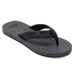 Japonki plażowe męskie Quiksilver Carver Squish. Czarne klapki męskie Quiksilver. Za 92.00 zł.