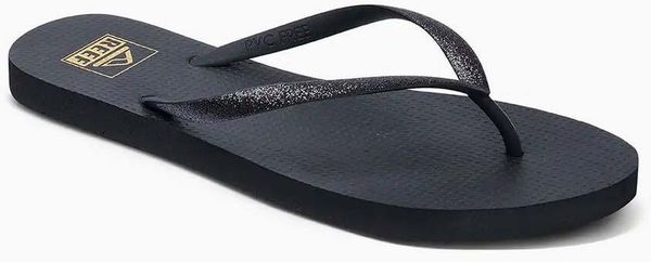 Reef W'S Reef Seaside, black glitter, 40 (us 9). Czarne klapki damskie Reef, bez wzorów, sportowe, bez obcasa. Za 93.52 zł.