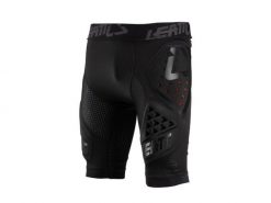 Spodenki z ochraniaczem LEATT Impact Shorts 3DF 3.0. Czarne krótkie spodenki sportowe męskie LEATT, m, bez wzorów, z materiału, rowerowe. Za 449.99 zł.