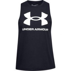 Damski tank top Under Armour Sportstyle Graphic. Białe obuwie sportowe damskie Under Armour, bez wzorów, na fitness i siłownię. Za 179.50 zł.
