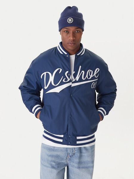 DC Shoes Kurtka bomber EDYJK03266 Granatowy Regular Fit. Niebieskie kurtki męskie DC Shoes, l, bez wzorów, z syntetyku, bez kaptura. Za 439.99 zł.