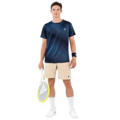 Szorty Tecnifibre Tech. Brązowe krótkie spodenki sportowe męskie TECNIFIBRE, l, bez wzorów, z tkaniny, na fitness i siłownię. Za 239.80 zł.