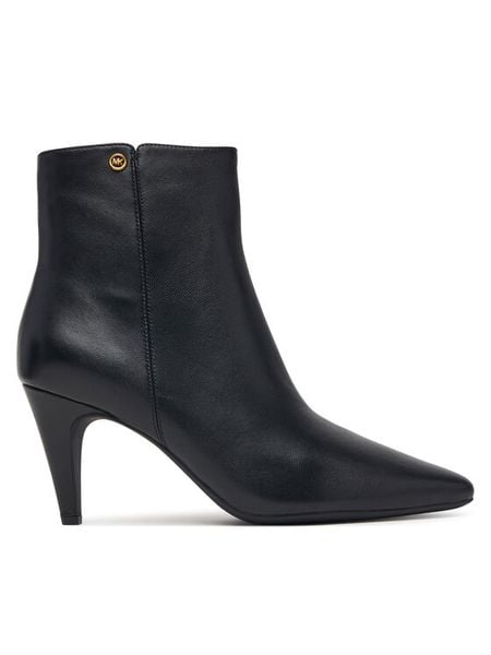 MICHAEL Michael Kors Botki Daniela Heeled 40F6DNME5L Czarny. Czarne botki damskie MICHAEL Michael Kors, ze skóry, bez obcasa, na szpilce, bez zapięcia. Za 879.99 zł.