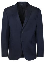 Marynarka Granatowa Elegancka Taliowana, 2 Guziki, Gładka, Dwa Rozcięcia -TO-ON. Niebieskie marynarki męskie TO-ON, bez wzorów, z bawełny, eleganckie. Za 289.00 zł.