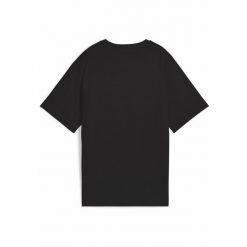Damska koszulka o luźnym kroju Essentials ze zwierzęcym nadrukiem PUMA Black. Czarne koszulki sportowe damskie Puma, s, bez wzorów, z gumy, sportowe, bez kołnierzyka. W wyprzedaży za 89.00 zł.