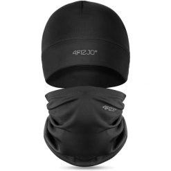 Czapka i komin - zestaw termiczny 4FIZJO one size. Czarne czapki i kapelusze damskie 4FIZJO, na zimę, bez wzorów, sportowe. Za 79.99 zł.