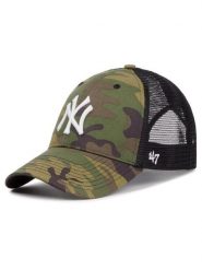 47 Brand Czapka z daszkiem New York Yankees B-CBRAN17GWP-CMF Zielony. Zielone rękawiczki męskie 47 Brand, bez wzorów, z materiału. Za 89.99 zł.