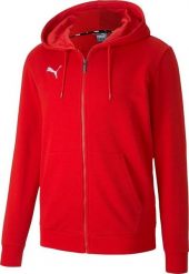 Puma Bluza męska Puma teamGOAL 23 Casuals Hooded Jacket czerwona 656708 01 S. Czerwone bluzy męskie Puma, m, bez wzorów, bez kaptura. Za 199.81 zł.