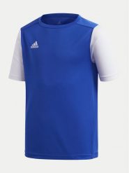 Adidas T-Shirt Estro 19 DP3217 Niebieski Regular Fit. Niebieskie t-shirty dla chłopców Adidas, bez wzorów, z syntetyku, bez ramiączek. Za 49.99 zł.