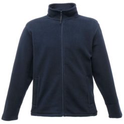 Męska Gładka Kurtka Z Polaru Z Pełnym Zamkiem Błyskawicznym (Layer Lite). Niebieskie kurtki sportowe męskie Regatta, na zimę, m, bez wzorów, z polaru, trekkingowe. Za 98.99 zł.