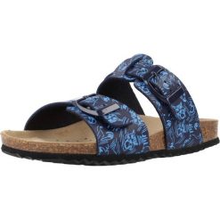 Sandały GEOX J GHITA BOY Niebieski. Niebieskie sandały męskie Geox, z syntetyku, bez zapięcia. Za 199.99 zł.