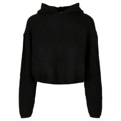 Bluza damska z kapturem Urban Classics oversized. Czarne bluzy damskie Urban Classics, bez wzorów, z kapturem. Za 206.00 zł.