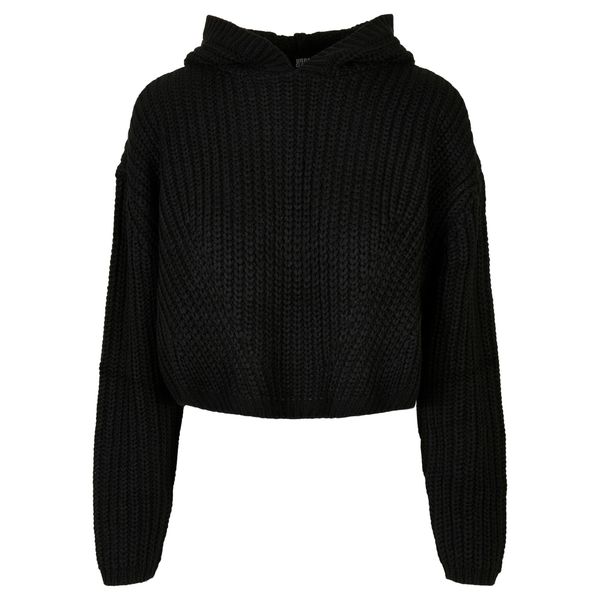 Bluza damska z kapturem Urban Classics oversized. Czarne bluzy damskie Urban Classics, xs, bez wzorów, z dzianiny, z kapturem. Za 212.25 zł.