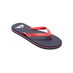 Japonki plażowe męskie Quiksilver Molokai Core. Czerwone klapki męskie Quiksilver, z gumy, sportowe. Za 89.99 zł.