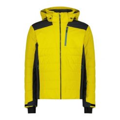 Kurtka narciarska męska CMP 35W0127 Zip Hood. Czarne kurtki snowboardowe męskie CMP, m, bez wzorów, bez kaptura, narciarskie. Za 579.99 zł.