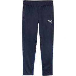 Spodnie męskie Puma Team Goal Training. Białe spodnie sportowe męskie Puma, m, bez wzorów, z dresówki, na fitness i siłownię. Za 149.00 zł.