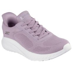 Buty sportowe Sneakersy damskie, Slip-Ins: Sport Squad Chaos - Current Muse. Niebieskie obuwie sportowe damskie Skechers, bez wzorów, z materiału, trekkingowe, Skechers Sport. Za 309.99 zł.
