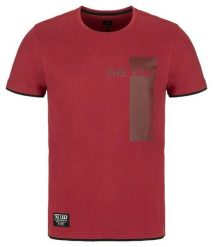 T-shirt męski Loap Borneo czerwony. Czerwone t-shirty męskie ÀLG, m, bez wzorów, z bawełny, biznesowe, bez kołnierzyka. Za 135.99 zł.