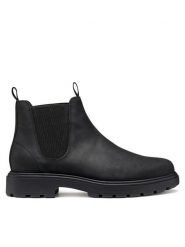 Geox Sztyblety U Spherica Ec7 U46FRA 000FF C9997 Czarny. Czarne botki męskie Geox, bez wzorów, ze skóry, bez zapięcia. Za 549.99 zł.