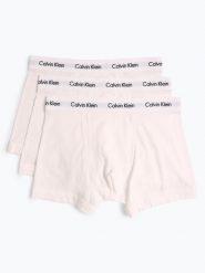 Calvin Klein Obcisłe bokserki pakowane po 3 szt. Mężczyźni Dżersej biały, M. Białe bokserki męskie Calvin Klein, m, bez wzorów, z dżerseju. Za 199.95 zł.