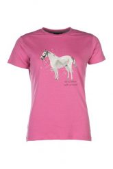 T-shirt dziewczęcy HKM Kids Sparkle. Niebieskie t-shirty i topy dla dziewczynek HKM, bez wzorów, z materiału, bez ramiączek. Za 119.50 zł.