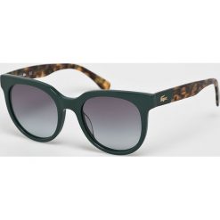 Lacoste - Okulary L850S.316. Brązowe okulary przeciwsłoneczne damskie Lacoste, okrągłe. W wyprzedaży za 229.90 zł.