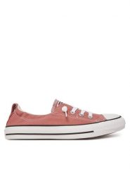 Converse Trampki Chuck Taylor All Star Shoreline Slip A10667C Brązowy. Brązowe trampki i tenisówki damskie Converse, bez wzorów, z materiału, retro, bez zapięcia. Za 179.99 zł.