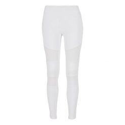 Legginsy Damskie Tkanina Techniczna Siatkowe. Białe legginsy damskie Urban Classics, l, bez wzorów, z tkaniny. Za 84.99 zł.