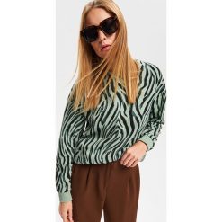 Bluza z motywem zwierzęcym - Zielony. Bluzy damskie marki Reserved. Za 89.99 zł.