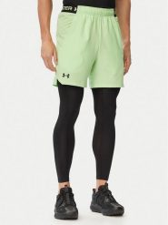 Under Armour Szorty sportowe Vanish Woven 6in 1373718 Zielony jasny Regular Fit. Zielone krótkie spodenki sportowe męskie Under Armour, m, bez wzorów, z syntetyku, na fitness i siłownię. Za 149.99 zł.