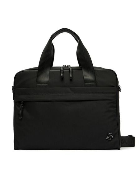 KARL LAGERFELD Torba na laptopa A4M30191 Czarny. Czarne torby na laptopa męskie KARL LAGERFELD, bez wzorów. Za 849.99 zł.
