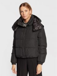 Patrizia Pepe Kurtka zimowa 2O0008/A150-K103 Czarny Regular Fit. Czarne kurtki damskie Patrizia Pepe, na zimę, bez wzorów, z syntetyku, bez kaptura. Za 1,779.00 zł.