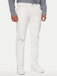 Tommy Jeans Jeansy Ryan DM0DM18761 Biały Straight Fit. Białe jeansy męskie Tommy Jeans. Za 339.99 zł.