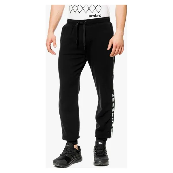 Umbro Spodnie Spruce , czarny, rozmiar L. Czarne spodnie sportowe męskie Umbro, l, z aplikacjami, z bawełny. W wyprzedaży za 59.99 zł.