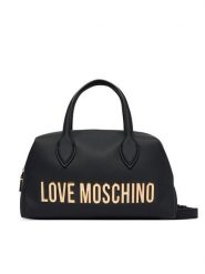 LOVE MOSCHINO Torebka JC4252PP0PKD0000 Czarny. Czarne torebki do ręki damskie Love Moschino, bez wzorów, ze skóry, bez dodatków. Za 949.99 zł.
