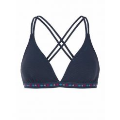 Damski top do kostiumu kąpielowego Protest Mixtiamat 24. Niebieskie topy damskie Protest, xl, bez wzorów, bez kołnierzyka, bez ramiączek. Za 215.00 zł.