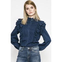 Only - Koszula Caolei. Szare koszule damskie Only, z lyocellu, casualowe, ze stójką, z długim rękawem. W wyprzedaży za 99.90 zł.